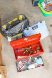 Metal Toolbox, shop organizer and Tool Bag