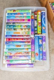 2 Boxes of VHS Tapes (a lot of Disney)