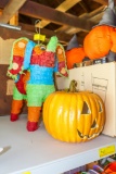 Ceramic Jack O Lantern and Pinata