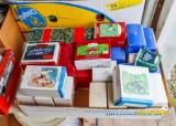 Box of Die Cast Metal Hallmark Christmas Ornaments