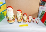Vintage Nesting Santa