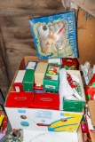 Box of Hallmark Christmas Ornaments