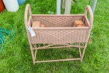 Wicker Plant Stand
