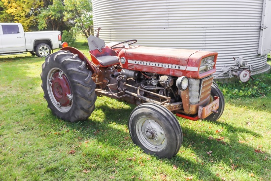 Massey Ferguson Model 135 Utility Tractor with 6-Speed Transmission, PTO, 3-Pt., Wide Front End…