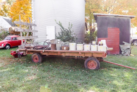 16' Hay Wagon with Running Gear (Tires are Flat)
