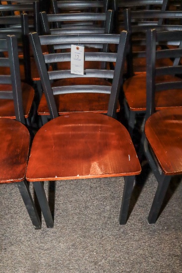 (10) Wooden Metal Dining Chairs