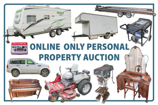 Isch: Vehicles, Trailers, Mower, Tools, Furniture