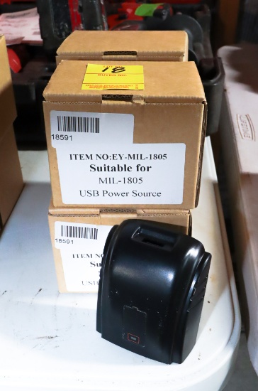 (4) MIL-1805 USB Power Source (Battery Not Included)