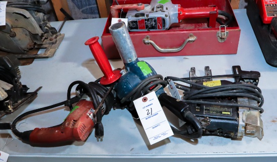 Auto Scroller Saw, Bosch Electric Heat Gun, Milwaukee Magnum Hammer Drill