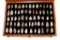 Native American Indian - Frame Of 63 Arrowheads