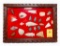 Native American Indian - Frame Of 23 Arrowheads