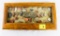 Native American Indian - Frame Of 34 Arrowheads