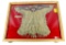 Native American Indian - Beaded And Tanned Child's Dress W/ Fringes