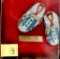 Native American Indian - Fully Beaded Child's Moccasins