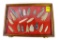 Native American Indian - (20) Large Arrowheads In Wood Case