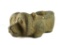Carved Rock Bear Effigy Mortar
