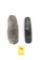 Native American Indian - (2) Banded Slate Celts