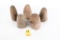Native American Indian - (5) Hammer Stones