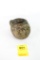 Native American Indian - Human Effigy Carved Granite Pipe