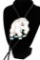 Native American Indian - Bolo Tie - Polar Bear And Turquoise