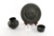 (3) Greek Beautiful Glazed Clay Pieces