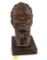 Wood Carving - The Ariki - Lifesize Bust Of New Zealand Mäori