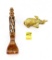 Wine Tapper and Elephant Figurine