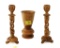 (3) Wood Carvings