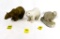 (3) Various Polar Bear Statues
