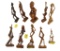 (10) Wood Carvings Of African Tribal Art