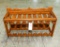 Oak Wine Glass/Bottle Rack Wall Mounted
