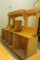 Solid Oak Backbar, Unfinished, 8