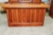 Solid Oak Bar, Finished, 6' Long x 42.5