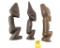 (3) Carved Wood African Tribal Effigies