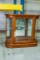 Oak Foyer Curio Cabinet, Illuminated, 11