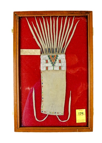 Native American Indian - Beaded Pipe Bag