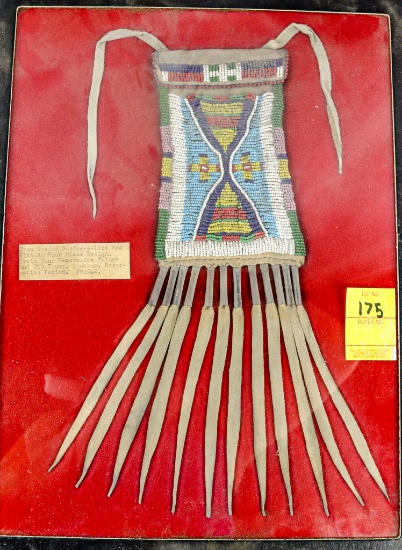 Native American Indian - Beaded Strike-a-lite Bag