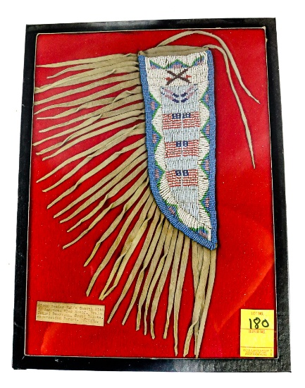 Native American Indian - Fabulous Beaded Knife Sheath