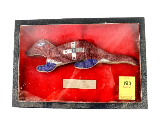 Native American Indian - Beaded Otter Effigy