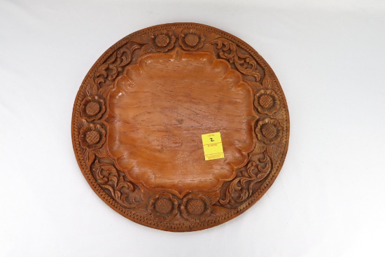 Wood Carving - Carved Serving Platter