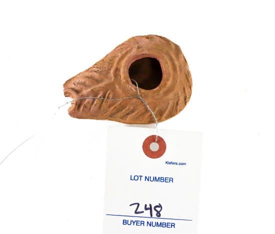 Roman Clay Oil Lamp
