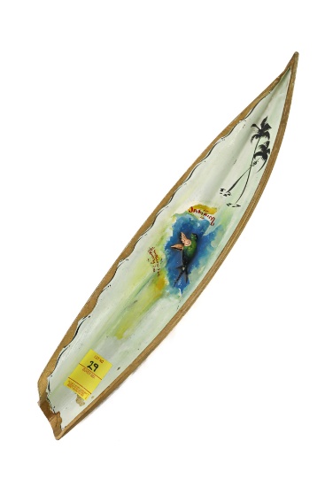 Wood Carving - Jamaican Hummingbird Painted Carving - Early