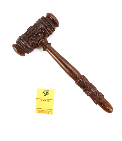 Wood Early Judge's Gavel