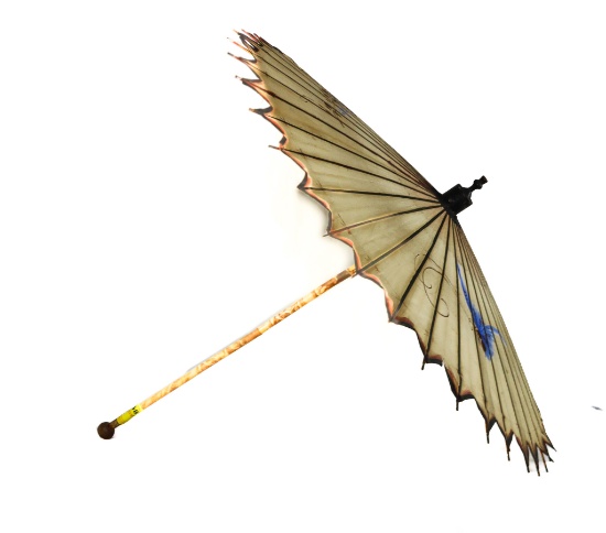 (2) Oriental Umbrellas - Early And Intricate