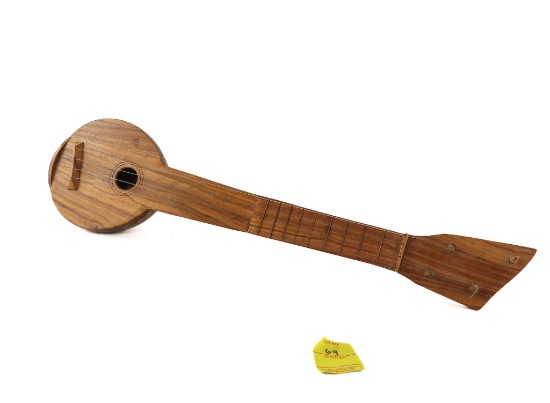 Wood Carved Musical Instrument