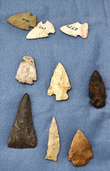 Native American Indian - Frame Of 9 Points