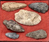Native American Indian - Frame Of 6 Points And Blades