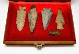 Native American Indian - Frame Of 5 Points