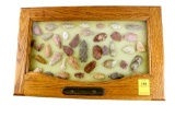 Native American Indian - Frame Of 40 Arrowheads