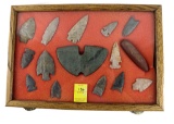 Native American Indian - Wood Case Of 15 Items